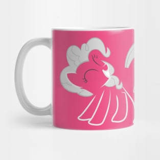 Pinkie Pie White on Pink Mug